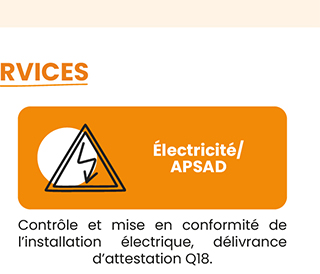 Nos services - electricite APSAD