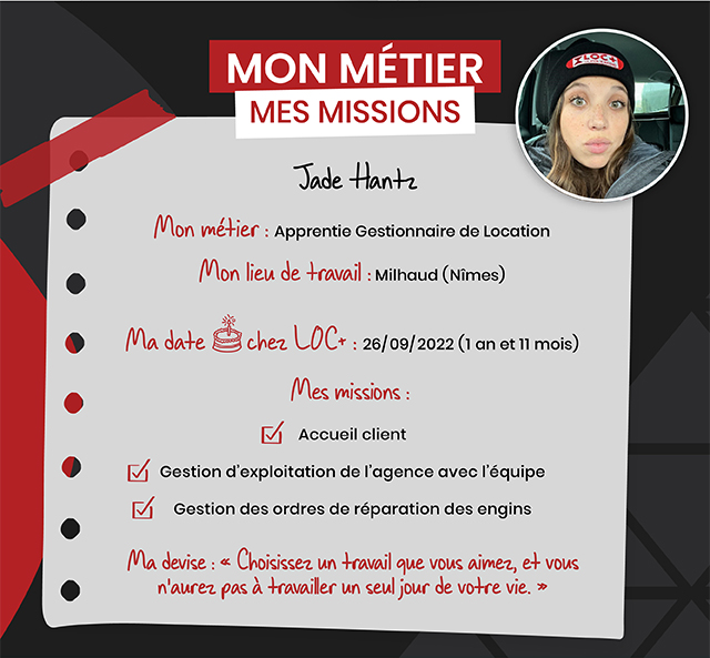 Mon métier mes missions - Jade Hantz